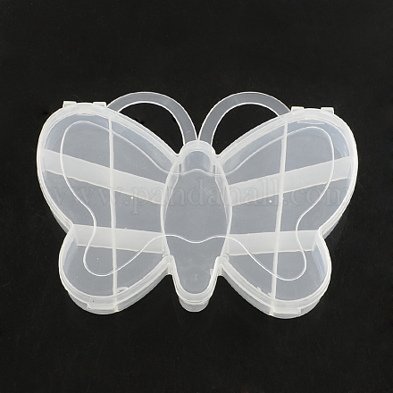 Бабочки пластиковые контейнеры для хранения бисера X-CON-Q023-14-1