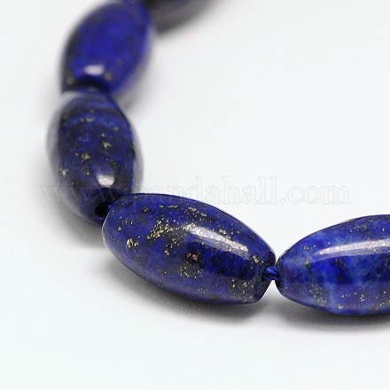 Lapis naturali riso lazuli fili di perline G-I115-03-1