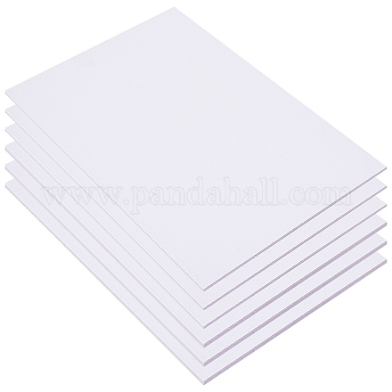 BENECREAT 6 Sheets 2 Style Foamed PVC Mould Plates DIY-BC0006-68-1