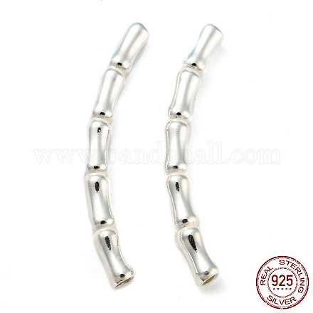 925 Sterling Silver Tube Beads STER-Z004-04B-1