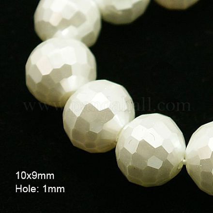 Abalorios de perla de vidrio HY-D239-2-1