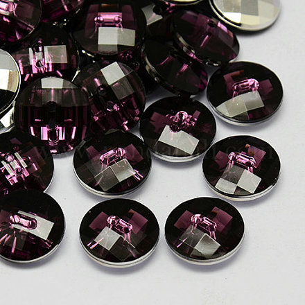 Boutons en acrylique avec strass à Taiwan BUTT-F022-10mm-43-1