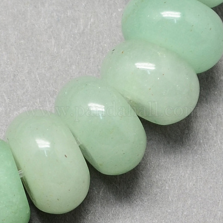 Chapelets de perles en aventurine vert naturel G-S105-6mm-08-1