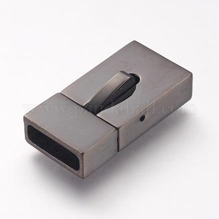 304 Stainless Steel Magnetic Clasps STAS-I045-04-B-1