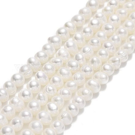 Brins de perles de culture d'eau douce naturelles PEAR-F018-15-1