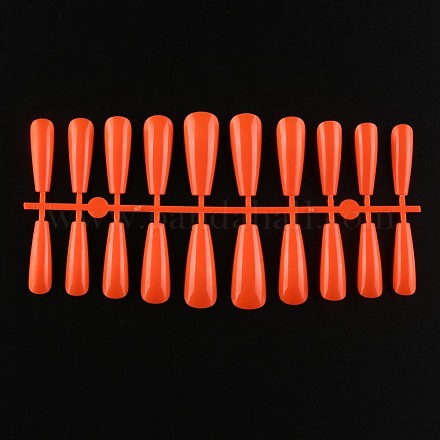 Однотонные пластиковые бесшовные накладные ногти MRMJ-R106-TBL006-1