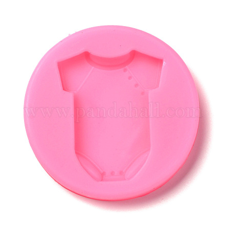 Moldes de fondant de silicona de calidad alimentaria con patrones de ropa de bebé diy DIY-F072-25-1