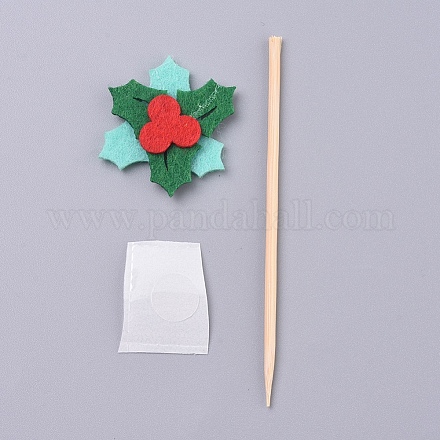 Омела / лист падуба рождественский кекс украшение для торта DIY-I032-22-1