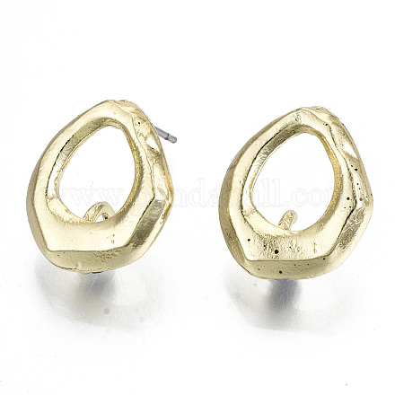 Accessoires de boucles d'oreilles en alliage de placage de rack PALLOY-N155-64-NR-1