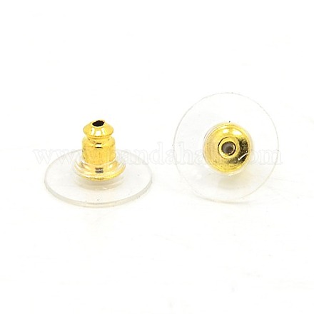 Brass Ear Nuts KK-EC129-G-1
