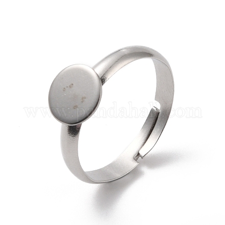 Оправы для колец из нержавеющей стали марки 304 STAS-K278-11B-P-1