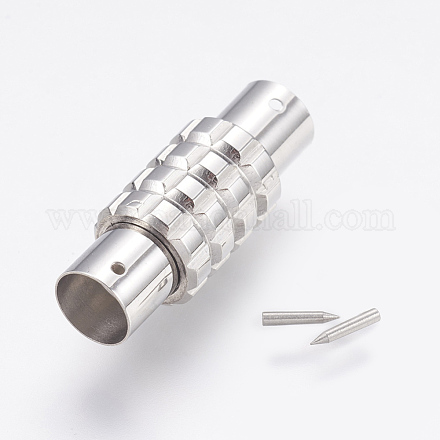 304 Stainless Steel Magnetic Clasps STAS-G147-01A-P-1