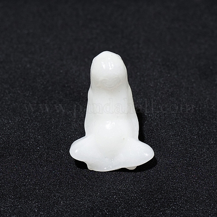 Natural White Jade Sculpture Display Decorations G-PW0004-61E-1