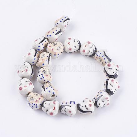 Handmade Porcelain Beads PORC-G002-32A-1