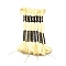 Polyester Embroidery Floss, Cross Stitch Threads, Pale Goldenrod, 1mm, about 8.75 Yards(8m)/Bundle