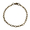 Antique Bronze Tone Iron Cable Chain Bracelet Making, with Lobster Claw Clasps, 205mm, Clasp: 12x7x3mm, Link: 7x4.5x1mm