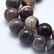 Chapelets de perles en agate naturelle du Botswana G-E483-11B-4mm-3