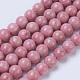 Perline Rhodonite naturale fili G-F567-6mm-1