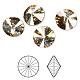 Cabujones de Diamante de imitación cristal austriaco 1122-18mm-F001GSHA-1