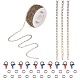 DIY Chain Jewelry Set Making Kit STAS-SZ0002-23-1