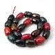 Natural Agate Beads Strands G-G313-10x14mm-05-2