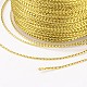 メタリック糸  刺しゅう糸  ゴールドカラー  1mm/連  約0.8ヤード（109.36m）/ロール X-AS005-3