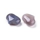 Piedra de amor de corazón de ágata gris natural G-F659-A14-2