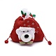 Weihnachtssamt Süßigkeiten Taschen Dekorationen bags ABAG-I003-01B-3