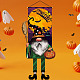 Halloween Thema Filz Stoff hängende Türschilder HJEW-L027-A03-1