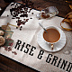 Sottobicchieri in cotone e lino tema caffè AJEW-WH0201-011-6
