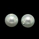 Half Drilled Round Shell Pearl Beads BSHE-M002-14mm-06-1