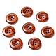 4-Hole Wooden Buttons X-WOOD-S040-38-1-1