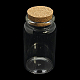 Verre bouteille en verre jar pour les contenants de perles CON-E008-92x47mm-1