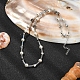 Collier de perles étoile en alliage et perles naturelles pour femmes NJEW-TA00130-3