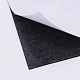 スポンジゴムシート紙セット  接着剤付き  滑り止め  長方形  ブラック  15x10x0.2cm AJEW-BC0001-14-2