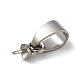 304 ciondolo a forma di spilla con perle a forma di tazza in acciaio inossidabile STAS-D013-03A-P-2