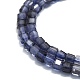 Natural Iolite Beads Strands G-P457-B01-35-2