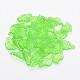 Lime Green Leaf Transparent Acrylic Pendants X-TACR-80831-2