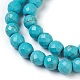 Chapelets de perles en turquoise synthétique TURQ-L029-02-8mm-2