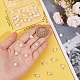Beebeecraft-abalorios ovalados de perlas cultivadas naturales de agua dulce PALLOY-BBC0001-04-3