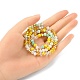 Electroplate Glass Beads Strands EGLA-YW0002-D08-5