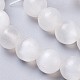 Brins de perles de sélénite naturelles G-I203-C-6mm-3