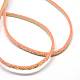 Imitation Leather Cords with Paillette Beads X-LC-R010-13M-2