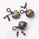 Natural & Synthetic Mixed Stone Hanging Decorations HJEW-K032-07A-4