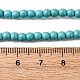 Chapelets de perles synthétiques turquoises&nbsp;TURQ-GSR4mm129-3