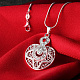Fashion Tin Alloy Pendant Necklaces NJEW-BB21640-4