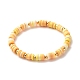 Handgefertigte Heishi-Perlen-Stretcharmbänder aus Fimo BJEW-JB07406-01-3