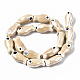 Brins de perles en céramique de porcelaine faites à la main PORC-T006-03K-2