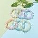 Transparent Acrylic Beads Stretch Bracelet for Kids BJEW-JB06510-3