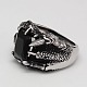 Unique Halloween Jewelry Claw Rings for Men RJEW-F006-043-21mm-2